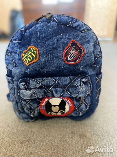 Рюкзак джинсовый детский для мальчика