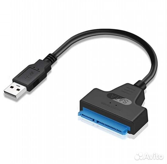 Длинный переходник SATA 3 TO USB 3.0, 3.1 новый