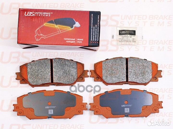 Колодки тормозные пер toyota corolla (E150) 1.4