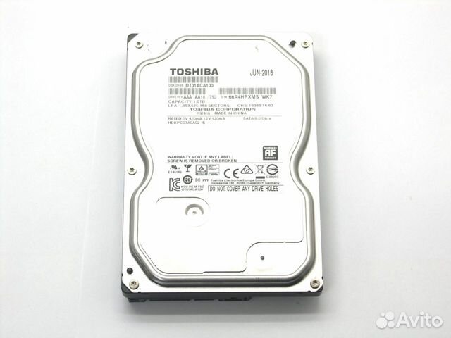Жесткий диск 1TB Toshiba DT01ACA100 SATA