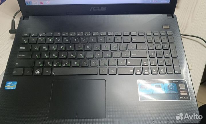 Ноутбук asus X501A черный