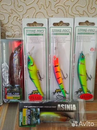 Набор воблеров на щуку 9 шт