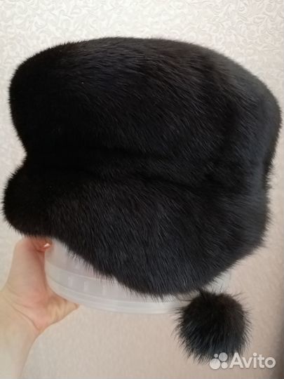 Шапка норковая женская