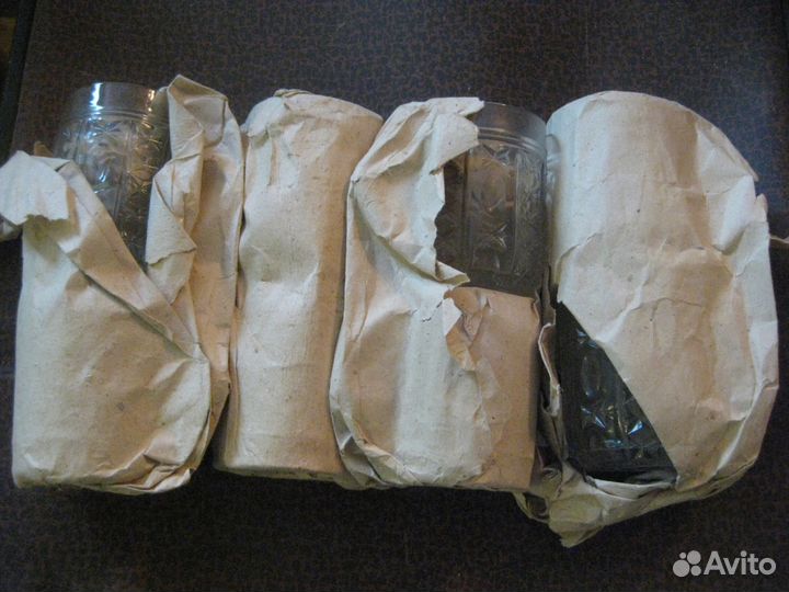 Набор из 18 хрустальных кружечек