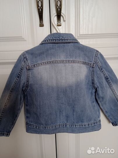 Куртка джинсовая на девочку (мальчика), 86 размер