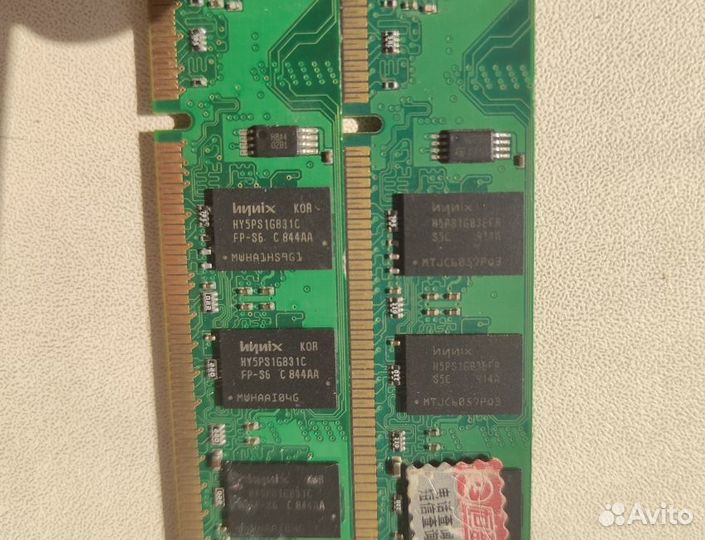 Оперативная память ddr2 PC2 800 мгц (2gb + 2gb)