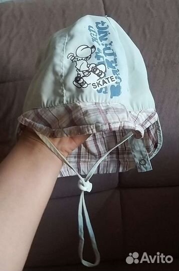 Летняя лёгкая кепка-панамка на мальчика