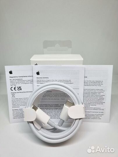 Кабель Apple Type-C на Type-C 2 метра оригинал