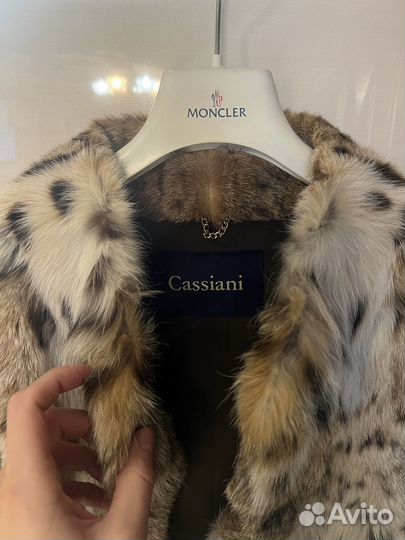 Шуба из натурального меха рыси