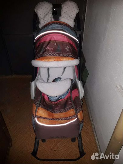 Санки коляска Ника 7-3