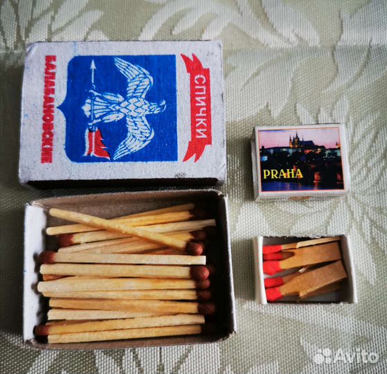 Коллекционные мини спички из Праги, Чехия