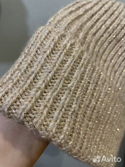 Шапка вязаная женская