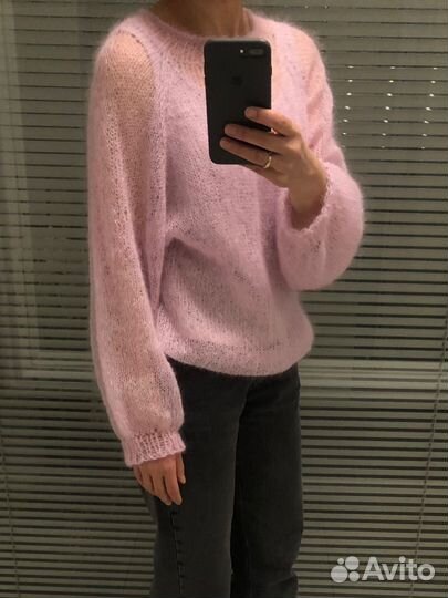 Свитер паутинка кид мохер на шелке