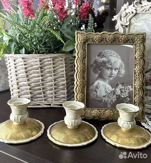 Фарфоровые подсвечники