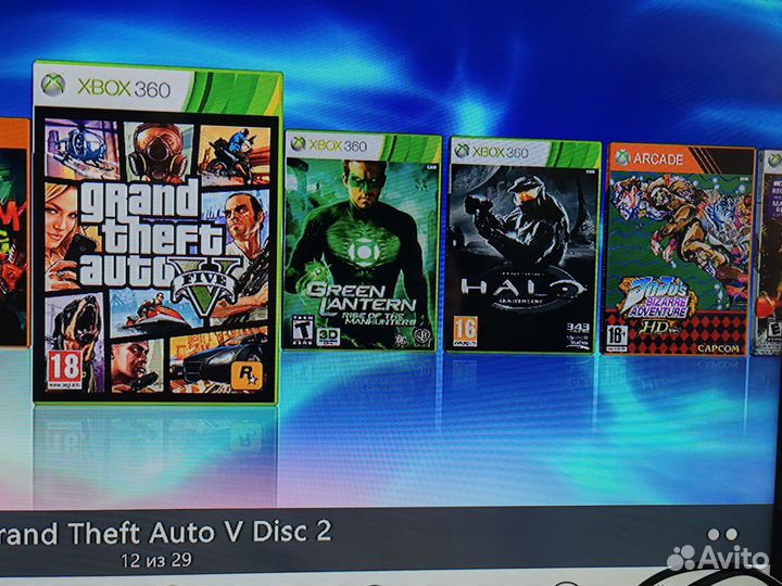 Xbox 360 фрибут + 29 игр