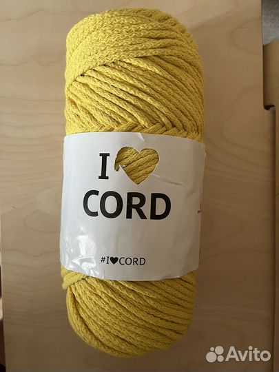 Пряжа шнур для вязания “I love cord“
