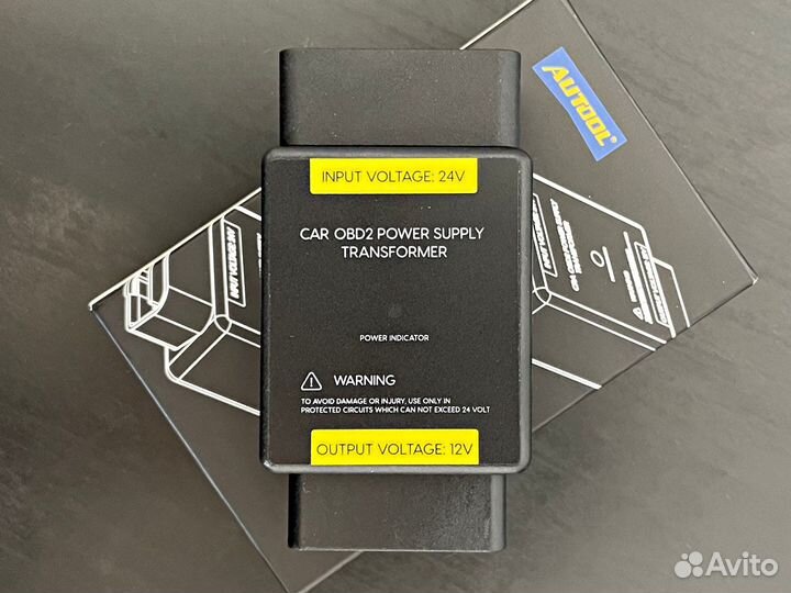 Преобразователь напряжения Autool 24-12в OBD2