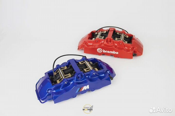 Супорты тормозные Brembo GT8 8 поршней пара тюнинг