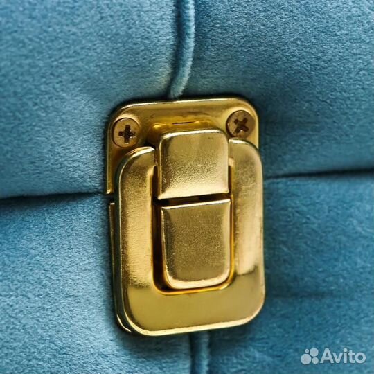 Шкатулка дерево бархат 'Морская волна' 11х13х20 см