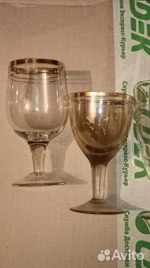 Фужеры бокалы стопки стаканы СССР