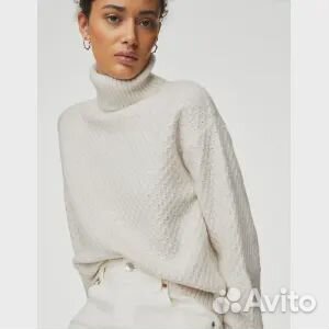 Текстурированный джемпер с высоким воротником Mark