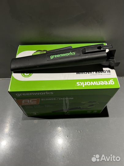 Садовый пылесос воздуходувка электрич. Greenworks