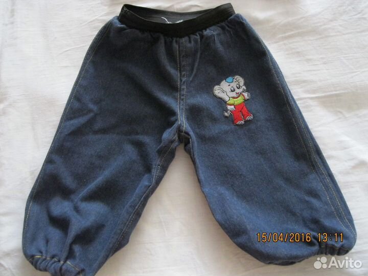 Костюмчик джинсовый жилетка и штанишки