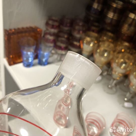 Графин и стопки стекло