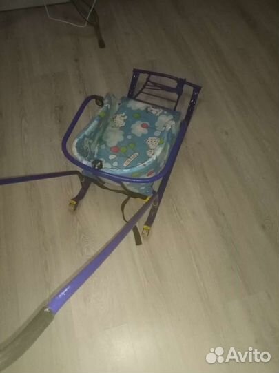 Детские санки коляска бу