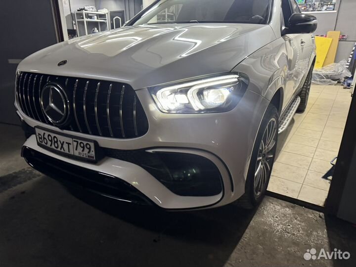 Передний бампер на Mercedes Gle / Coupe w167