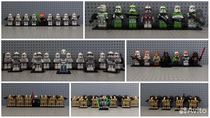 Лего Звёздные Войны Минифигурки Аналог