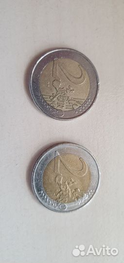 Юбилейные монеты 2евро