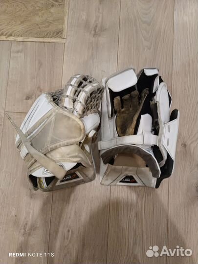 Вратарские блин и ловушка bauer 3x