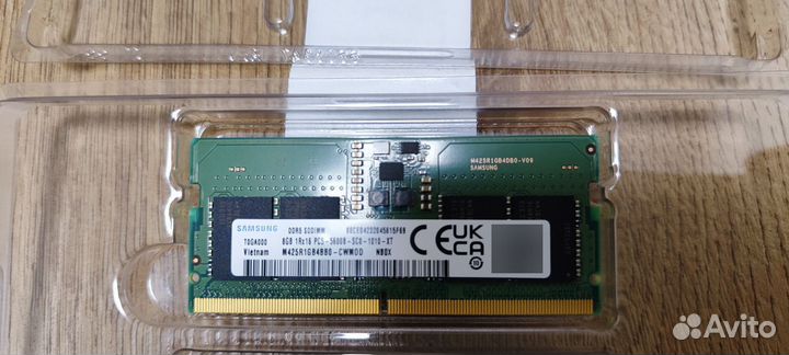 Оперативная память Samsung ddr5 5600 16gb so-dimm