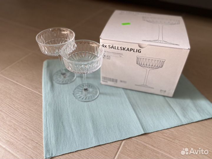 Бокалы для шампанского IKEA