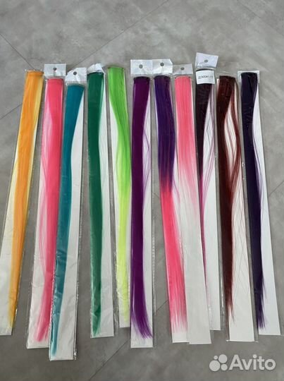 Цветные пряди для волос