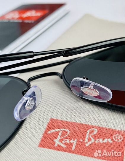 Очки ray ban aviator черные