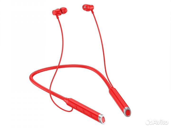 Наушники беспроводные с шейным ободком и микрофоно