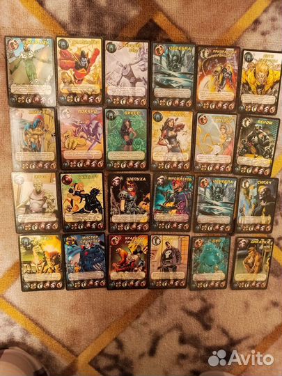 Карточки Marvel (Марвел)