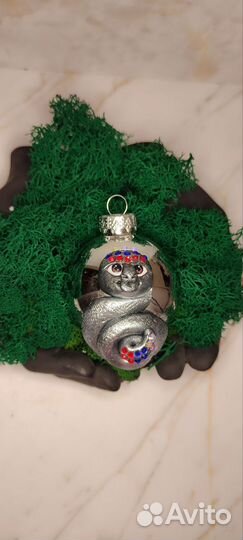 Елочные игрушки из полимерной глины