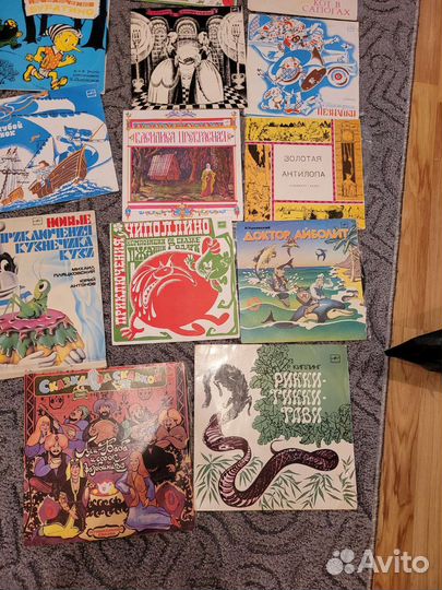 Виниловые пластинки сказки