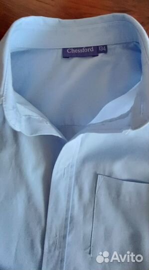 Рубашка Школьная. Размер 134. Состояние новой