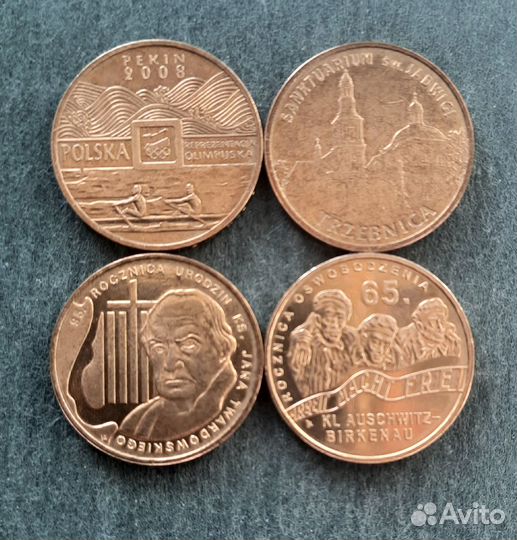 Монеты Польши 2 злотых