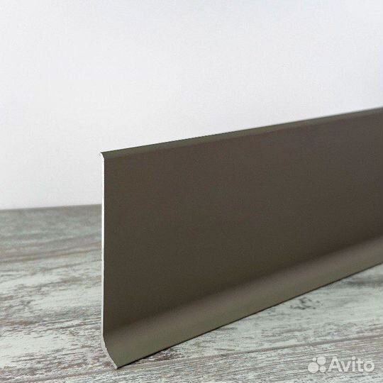 Алюминиевый плинтус с каб-каналом анодирован. 3 м