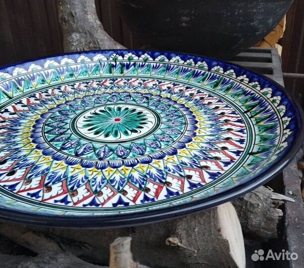 Ляган узбекский керамический 37см