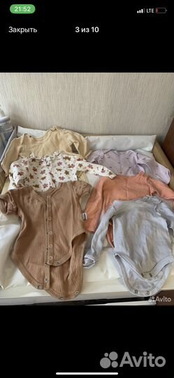 Вещи для новорожденного 56 62