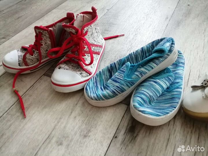 Обувь пакетом для девочки