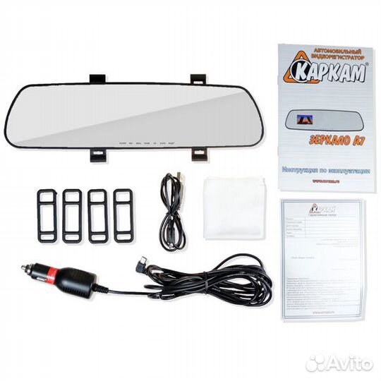 Видеорегистратор+зеркало Каркам А2 глонасс