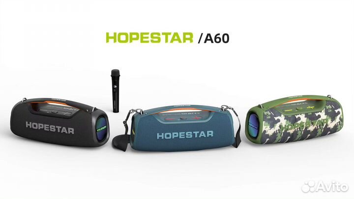 Беспроводная колонка Hopestar A60 100ватт с микроф