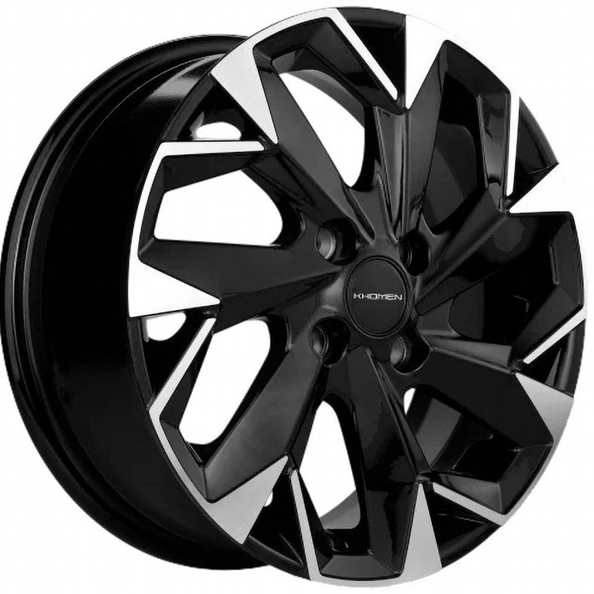 Диски Khomen KHW1402 5.5x14 4x100 ET38 D67.1 Black-FP